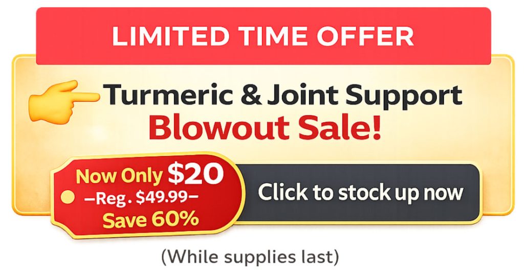 turmeric blowout sale
